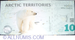 Image #1 of 10 Polar Dollars 2010 - SPECIMEN