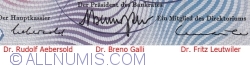 20 Franken 1973 (7. III.) - semnături Dr. Rudolf Aebersold / Dr. Breno Galli / Dr. Fritz Leutwiler
