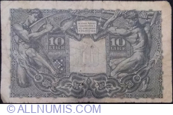 Image #2 of 10 Lire 1944 (23. XI.) - signatures Ventura / Simoneschi / Giovinco