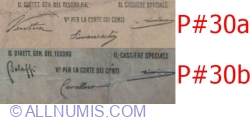 2 Lire 1944 (23. XI.) - semnături Ventura / Simoneschi / Giovinco