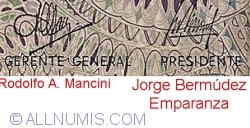 10 Peso ND (1970-1973) - signatures R. A. Mancini/ Jorge Bermúdez Emparanza