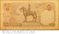 Image #2 of 10 Baht ND (1980) - signatures Bodee Junnanon / Rerngchai Marakanon