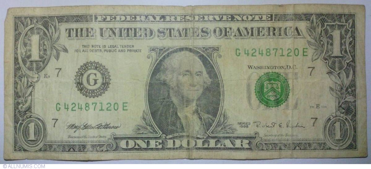 1 Dolar 1995 (G), 1995 Issue - 1 Dollar - United States of America