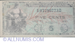Image #1 of 5 Cents ND (1951-1954)