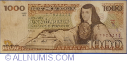 1000 Pesos 1982 (25. III)  - Serie SZ