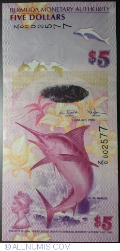 Image #1 of 5 Dolari 2009 (1. I.)