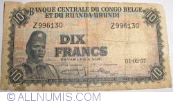 Image #1 of 10 Francs 1957 (1. II.)