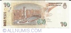Image #2 of 10 Pesos ND (2003) - semnături Hernán Martín Pérez Redrado / Alberto Edgardo Balestrini
