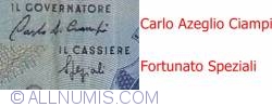 10000 Lire 1984 (3. IX.) - Semnături Carlo Azeglio Ciampi/Fortunato Speziali