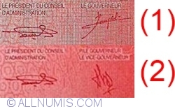 500 Francs 2006 - signatures (2)