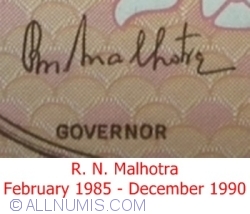50 Rupees ND(1978) - signature R. N. Malhotra