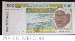 Image #1 of 500 Francs (20)02