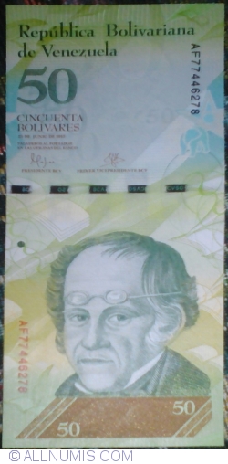 50 Bolivares 2015 (23. VI.)