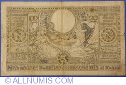 100 Francs / Frank = 20 Belgas 1939 (07. I.)