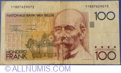 100 Franci ND (1982-1994) - semnături Pol Dasin / Cecil de Strijcker