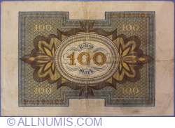 100 Mark 1920 (1. XI.) - F
