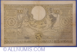 Image #2 of 100 Francs = 20 Belgas 1938 (8. XII.)
