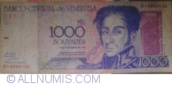 Image #1 of 1000 Bolivares 1998 (10. IX.)