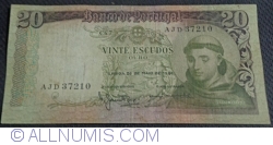 Image #1 of 20 Escudos 1964 (26. V.) - semnături Manuel Jacinto Nunes/ Domingos Pedro de Castro Constâncio Pereira Coutinho