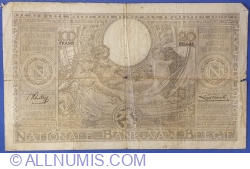 Image #2 of 100 Francs / 20 Belgas 1937 (10. III.)