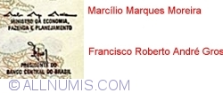 100 000 Cruzeiros ND (1992) - semnături Marcílio Marques Moreira / Francisco Roberto André Gros