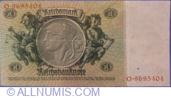 Image #2 of 50 Reichsmark 1933 (30. III.) - T (7 digit serial)