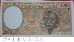 Image #1 of 2000 Francs (20)00