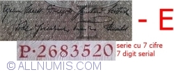 50 Reichsmark 1933 (30. III.) - E (serie cu 7 cifre)
