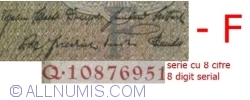 50 Reichsmark 1933 (30. III.) - F (serie cu 8 cifre)