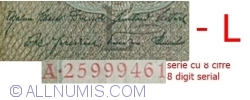 50 Reichsmark 1933 (30. III.) - L (serie cu 8 cifre)