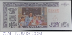 Image #2 of 5 Quetzales 2007 (17. I.)