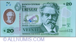 20 Pesos Uruguayos 2020