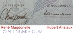 100 Franci 1966 (25. VI.) - Semnături René Magdonelle/ Hubert Ansiaux