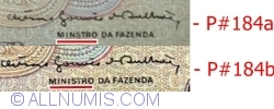 5 Centavos ND(1966-1967) (overprint on 50 Cruzeiros ND(1963) - P#179)