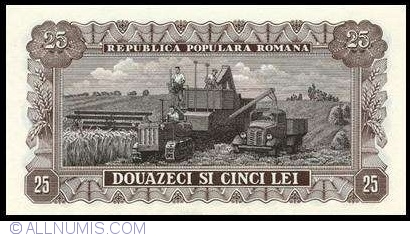 Romania 5 Lei 1952 Specimen