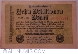 10 Millionen (10 000 000) Mark 1923 (22. VIII.) - 1
