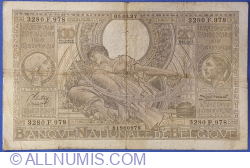 100 Francs / Frank = 20 Belgas 1937 (5. III.)