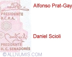 20 Pesos ND (2003) - semnături Alfonso Prat-Gay/ Daniel Scioli