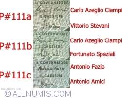 5000 Lire 1985 (4. I.) - Signatures Carlo Azeglio Ciampi/ Fortunato Speziali