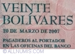 20 Bolivares 2007 (20. III.)