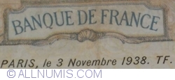 1000 Francs 1938 (3. XI.)