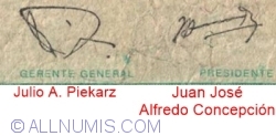 1 Austral ND (1985-1989) - semnături Julio A. Piekarz/ Juan José Alfredo Concepción