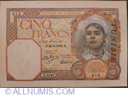 Image #1 of 5 Francs 1941 (24. V.)