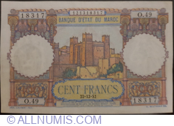Image #1 of 100 Francs 1952 (22. XII.)