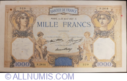 Image #1 of 1000 Franci 1937 (22. IV.)