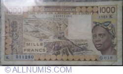 1000 Franci 1988