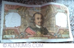 Image #1 of 100 Francs 1977 (2. XII.)