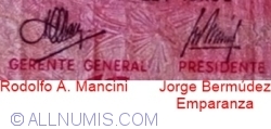 100 Pesos ND (1971-1973) - semnături Rodolfo A. Mancini / Jorge Bermúdez Emparanza