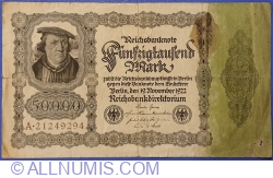 50,000 Mark 1922 (19. XI.) - 1