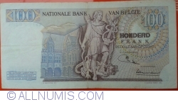 Image #2 of 100 Franci 1970 (25. V.) - semnături Maurice Jordens / Hubert Ansiaux